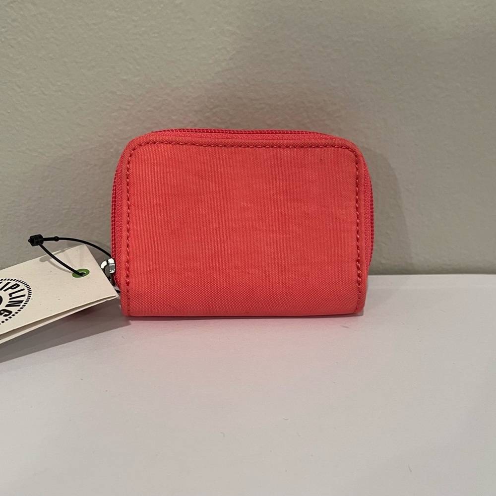 Kipling TOPS NR Small Wallet Cardholder Coral Crush - Picture 3 of 9